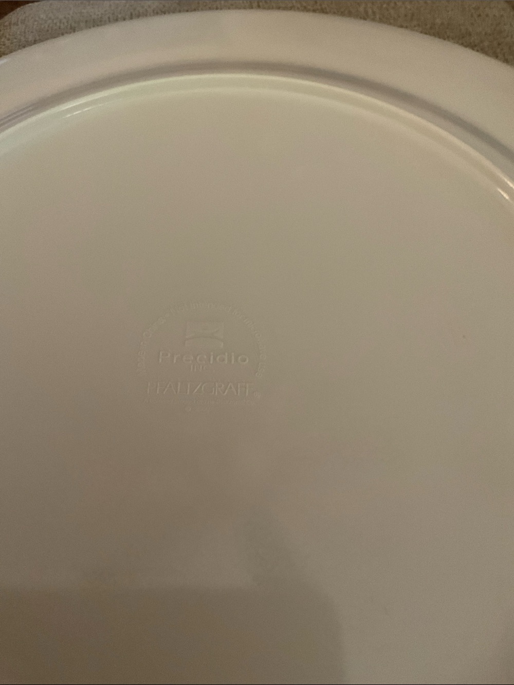 Precidio Pfaltzgraff Naturewood Beehive Melamine 14” Serving Plate - Picture 7 of 7